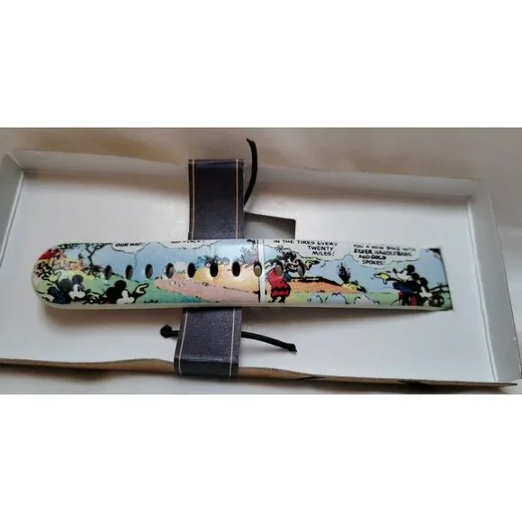 Vintage Original Mickey MINNIE Watch By Disney Comic Strap MU1114  Untested - Picture 6 of 12
